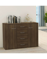 Buffet Chêne marron 88x30x65 cm Bois d'ingénierie | Mobilier & Déco
