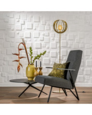 WallArt Panneaux muraux 3D 24 pcs GA-WA09 carrés | Mobilier & Déco