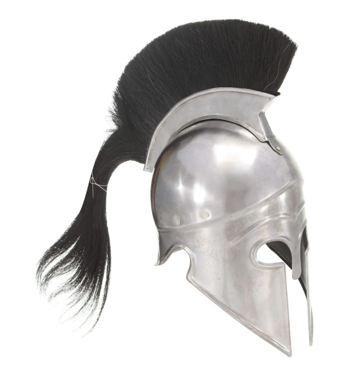 Casque de guerrier grec antique pour GN Argenté Acier | Mobilier & Déco