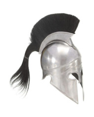 Casque de guerrier grec antique pour GN Argenté Acier | Mobilier & Déco