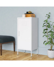 Armoire de rangement Blanc 42,5x35x101,5 cm Acier | Mobilier & Déco
