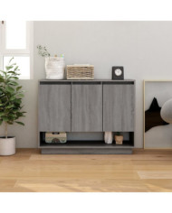 Buffet Sonoma gris 97x31x75 cm Bois d'ingénierie | Mobilier & Déco