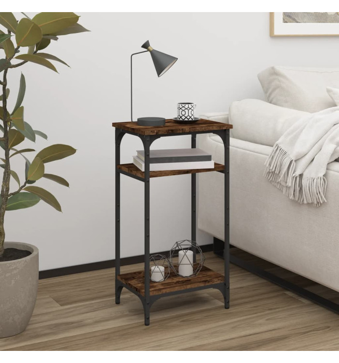 Table d'appoint Chêne fumé 40x30x75 cm Bois d'ingénierie | Mobilier & Déco