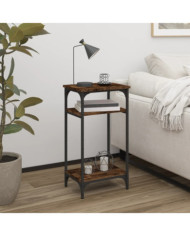 Table d'appoint Chêne fumé 40x30x75 cm Bois d'ingénierie | Mobilier & Déco