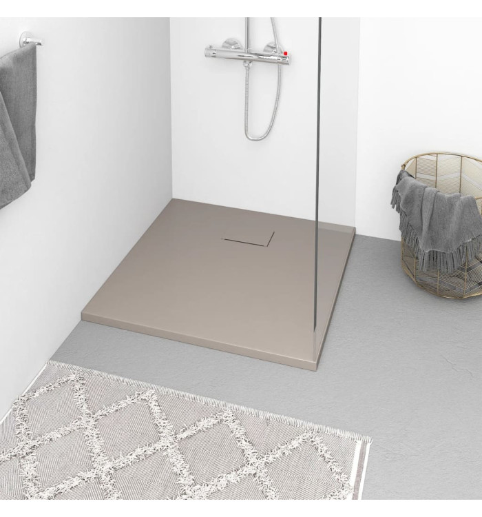 Receveur de douche SMC Marron 80x80 cm | Mobilier & Déco