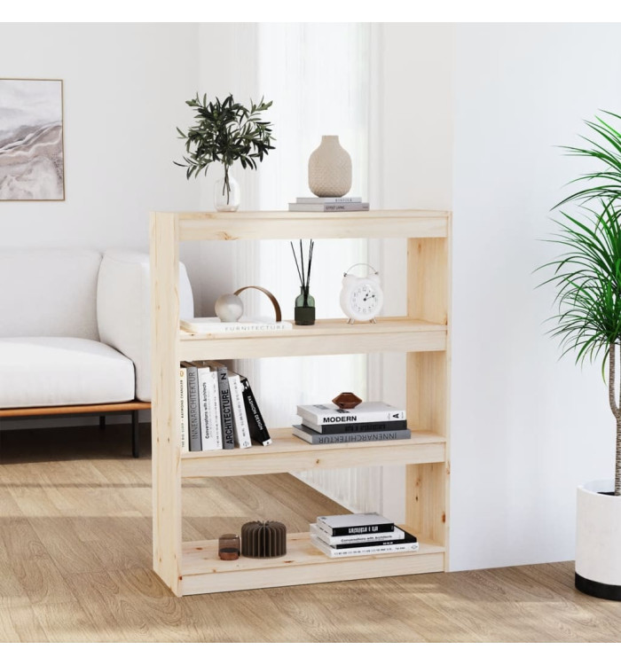Bibliothèque/Séparateur de pièce 80x30x103,5 cm pin massif | Mobilier & Déco