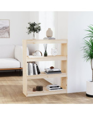 Bibliothèque/Séparateur de pièce 80x30x103,5 cm pin massif | Mobilier & Déco