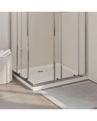 Receveur de douche rectangulaire ABS Blanc 80x90 cm | Mobilier & Déco