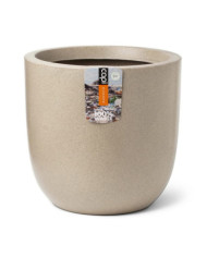 Capi Pot à fleurs Waste Smooth 43x41 cm Beige terrazzo | Mobilier & Déco
