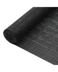 Filet brise-vue Noir 1x50 m PEHD 75 g/m² | Mobilier & Déco