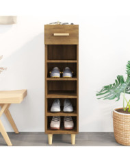 Meuble à chaussures Chêne marron 30x35x105 cm Bois d'ingénierie | Mobilier & Déco