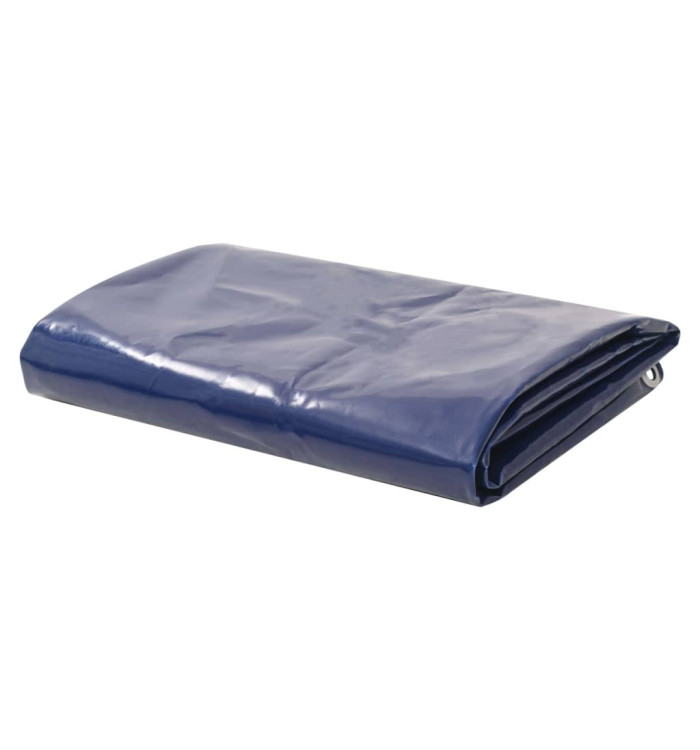 Bâche 650 g / m² 4 x 7 m Bleu | Mobilier & Déco