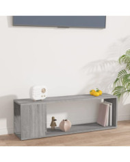 Meuble TV Sonoma gris 100x24x32 cm Bois d'ingénierie | Mobilier & Déco