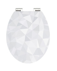 SCHÜTTE Siège de toilette avec fermeture en douceur DIAMOND MDF | Mobilier & Déco