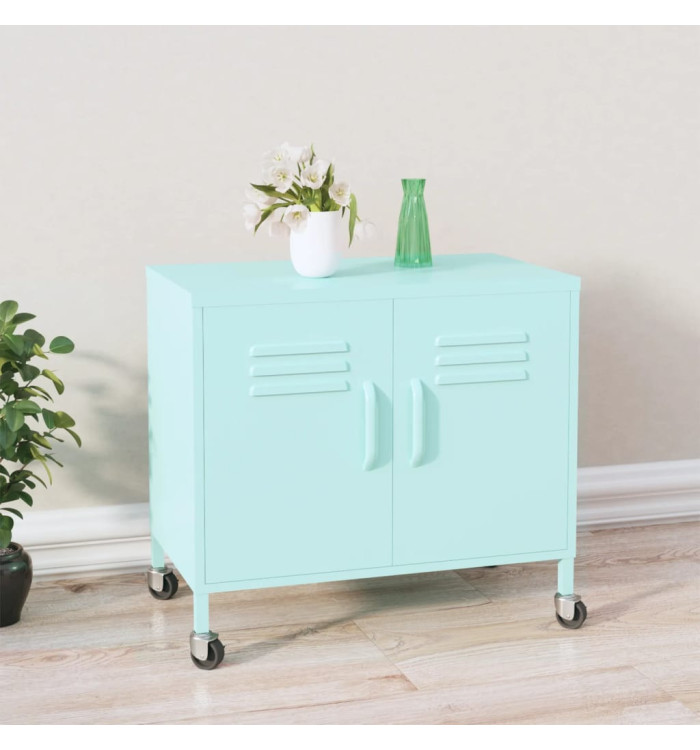 Armoire de rangement Menthe 60x35x56 cm Acier | Mobilier & Déco