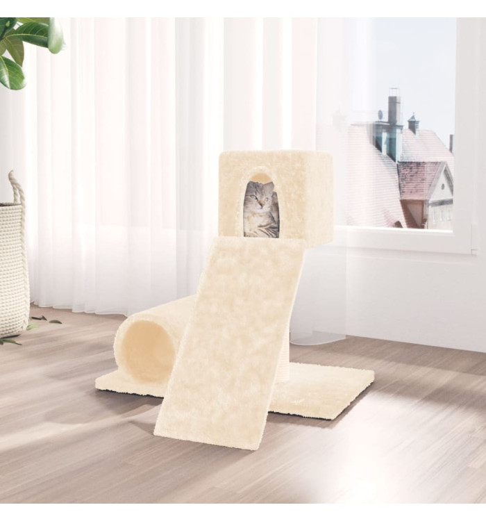 Arbre à chat avec griffoir en sisal Crème 59 cm | Mobilier & Déco
