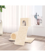 Arbre à chat avec griffoir en sisal Crème 59 cm | Mobilier & Déco