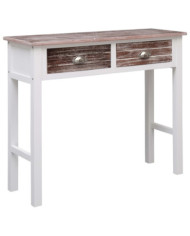 Table console Marron 90 x 30 x 77 cm Bois | Mobilier & Déco
