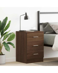 Table de chevet Chêne marron 38x35x56 cm Bois d'ingénierie | Mobilier & Déco