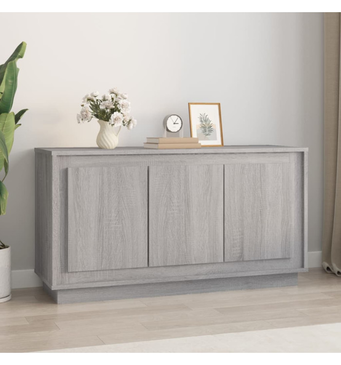 Buffet sonoma gris 102x35x55 cm bois d'ingénierie | Mobilier & Déco