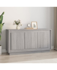 Buffet sonoma gris 102x35x55 cm bois d'ingénierie | Mobilier & Déco