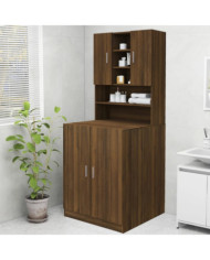 Meuble pour machine à laver Chêne marron 70,5x25,5x90 cm | Mobilier & Déco