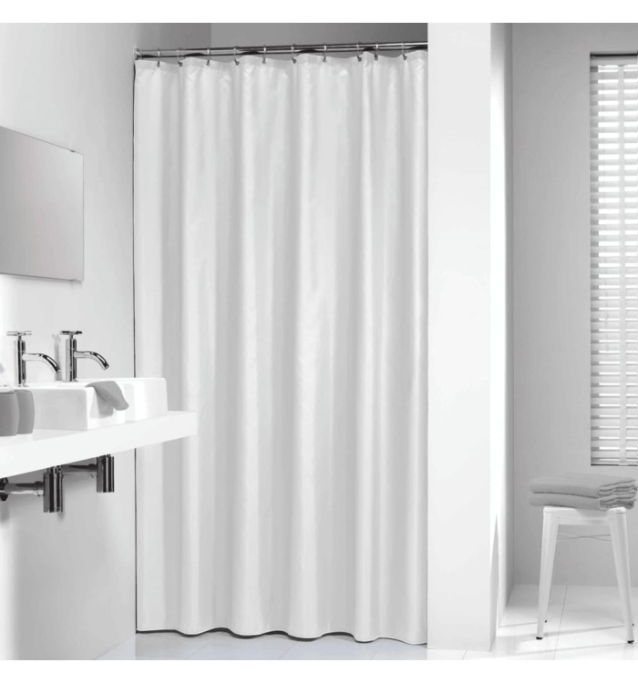 Sealskin Rideau de douche Madeira 120 cm Blanc 238501110 | Mobilier & Déco