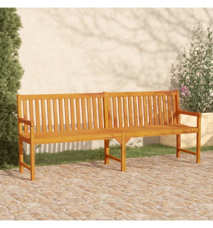 Banc de jardin 219 cm Bois d'acacia solide | Mobilier & Déco