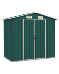 Abri de jardin Vert 205x129x183 cm Acier galvanisé | Mobilier & Déco