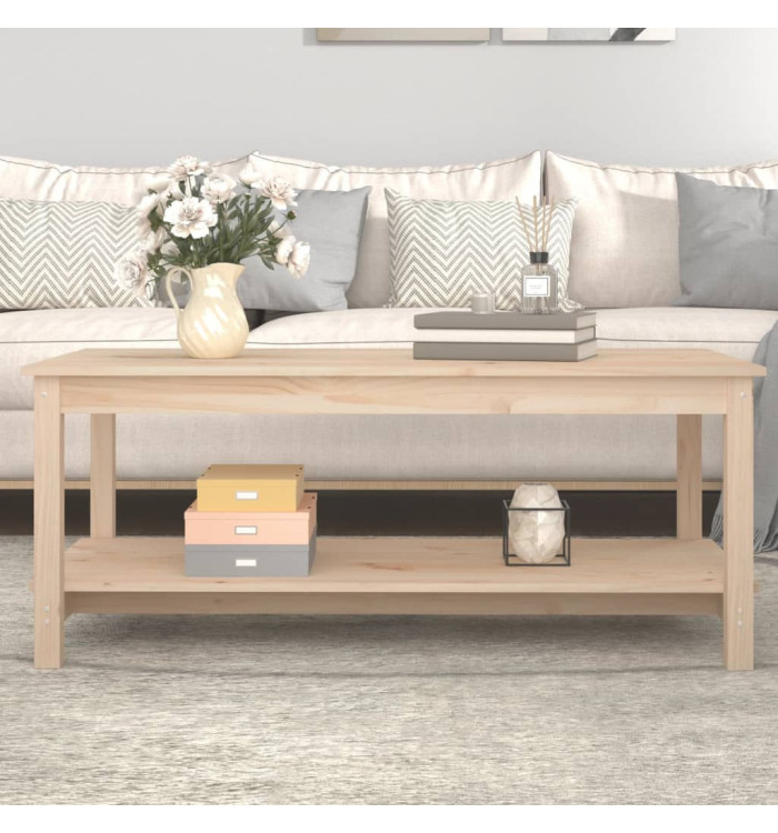 Table basse 110x55x45 cm Bois massif de pin | Mobilier & Déco