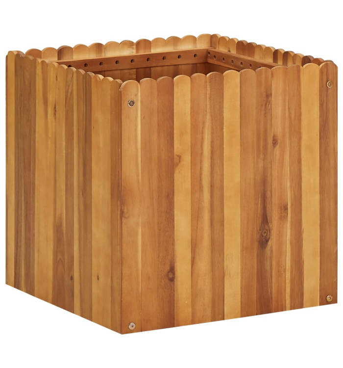 Lit surélevé de jardin 50x50x50 cm Bois massif d'acacia | Mobilier & Déco