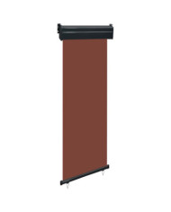 Auvent latéral de balcon 65x250 cm Marron | Mobilier & Déco