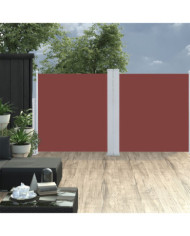 Auvent latéral rétractable Marron 120 x 600 cm | Mobilier & Déco
