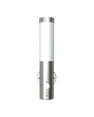 Applique murale extérieure avec capteur de mouvement inox | Mobilier & Déco