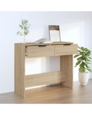 Table console Chêne sonoma 90x36x75 cm Bois d'ingénierie | Mobilier & Déco