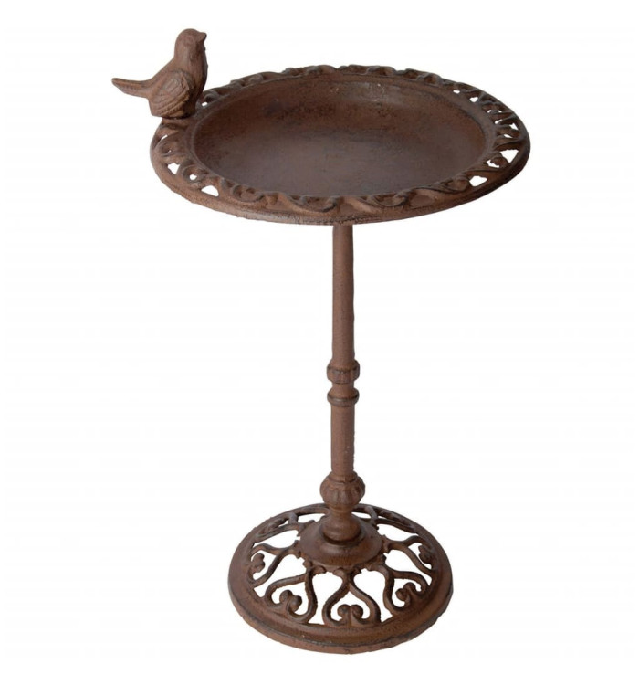 Esschert Design Baignoire pour oiseaux 22,5 x 22,5 x 38,5 cm | Mobilier & Déco