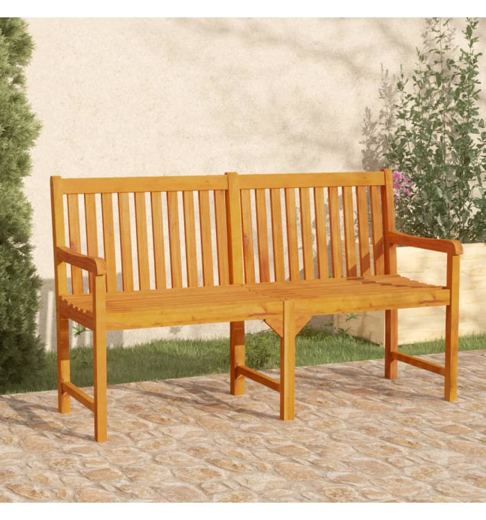 Banc de jardin 150 cm Bois solide d'acacia | Mobilier & Déco