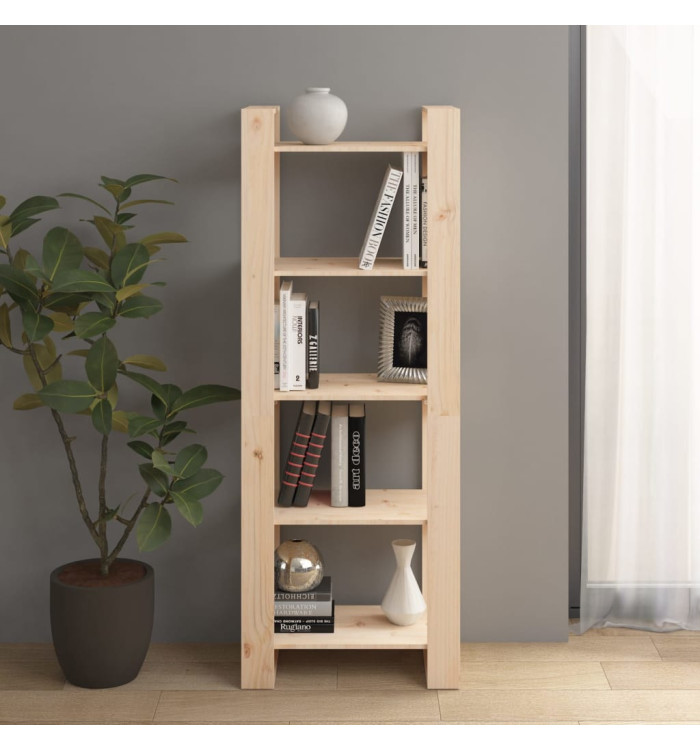 Bibliothèque/Séparateur de pièce 60x35x160 cm Bois massif | Mobilier & Déco