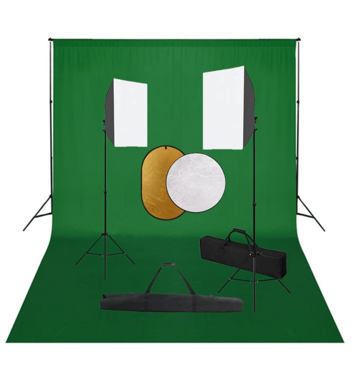 Kit de studio photo boîtes à lumière toile de fond réflecteur | Mobilier & Déco