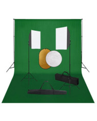 Kit de studio photo boîtes à lumière toile de fond réflecteur | Mobilier & Déco