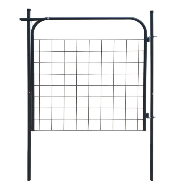 Portail de clôture de jardin 100 x 100 cm Anthracite | Mobilier & Déco