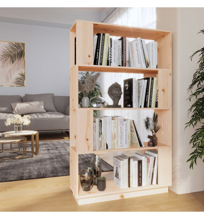 Bibliothèque/Séparateur de pièce 80x25x132 cm Pin solide | Mobilier & Déco