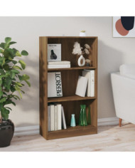 Bibliothèque Chêne marron 60x24x109 cm Bois d'ingénierie | Mobilier & Déco