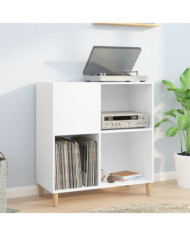 Armoire à disques blanc 84,5x38x89 cm bois d'ingénierie | Mobilier & Déco