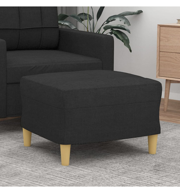 Repose-pied Noir 60x50x41 cm Tissu | Mobilier & Déco