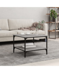 Table basse sonoma gris 55x55x40 cm bois d'ingénierie | Mobilier & Déco