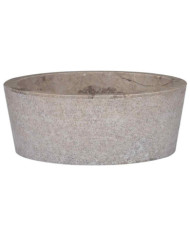 Lavabo Gris Ø40x15 cm Marbre | Mobilier & Déco