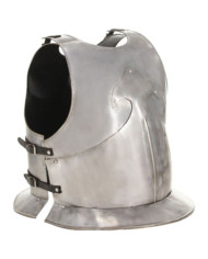 Cuirasse d'armure corporelle chevalier médiéval Argenté Acier | Mobilier & Déco