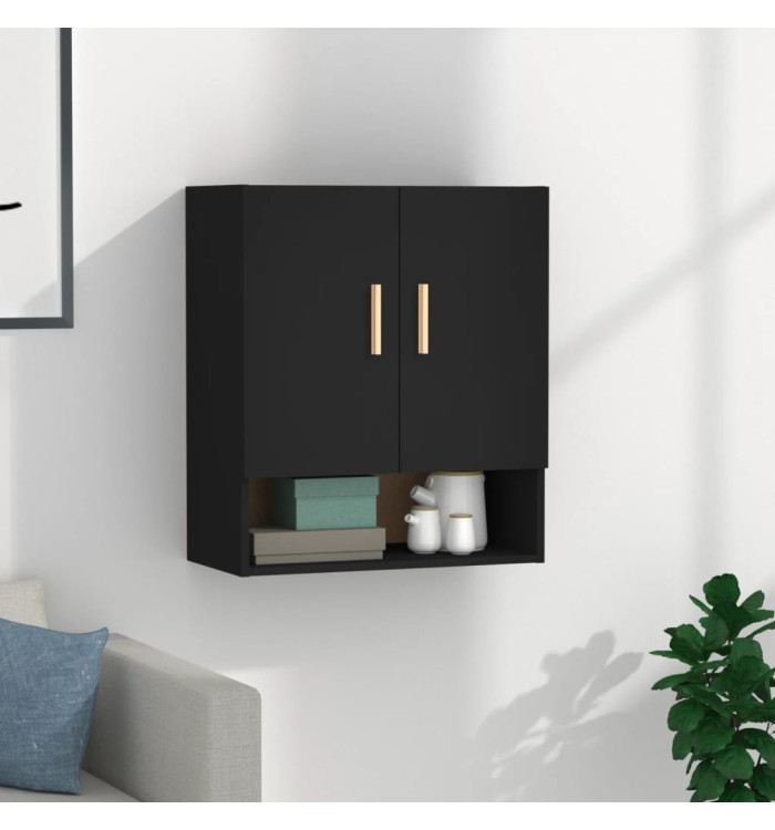 Armoire murale Noir 60x31x70 cm Bois d'ingénierie | Mobilier & Déco