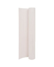 Clôture de jardin double face 110x300 cm Blanc | Mobilier & Déco